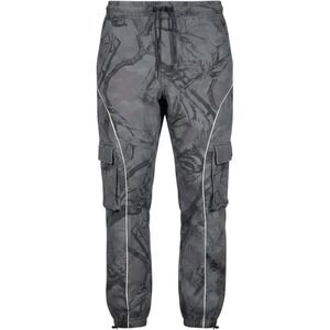 RGSTR Cargo Pants Mens L Grey Camo Tree Branch Viscose Streetwear